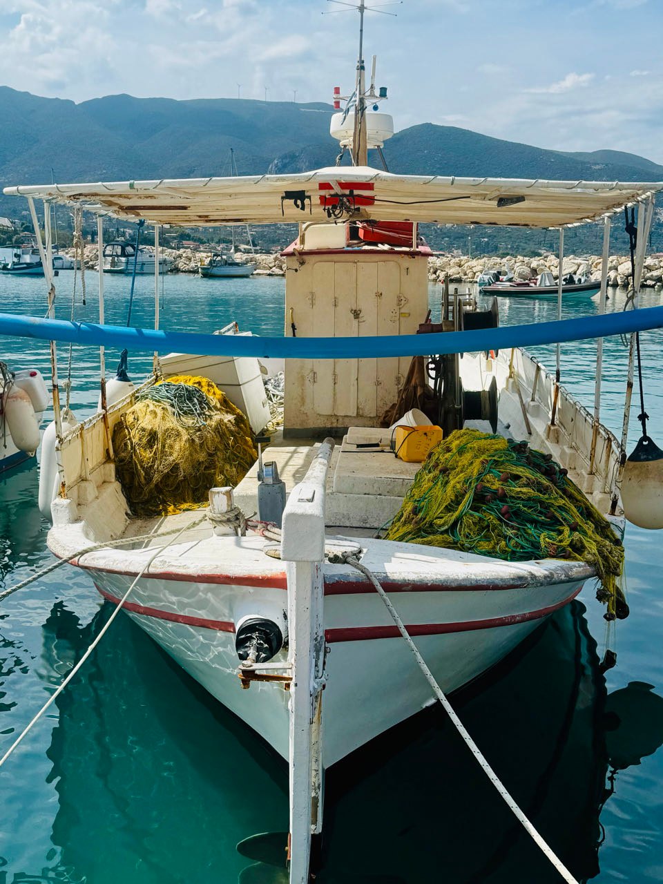 und alte Fischerboote