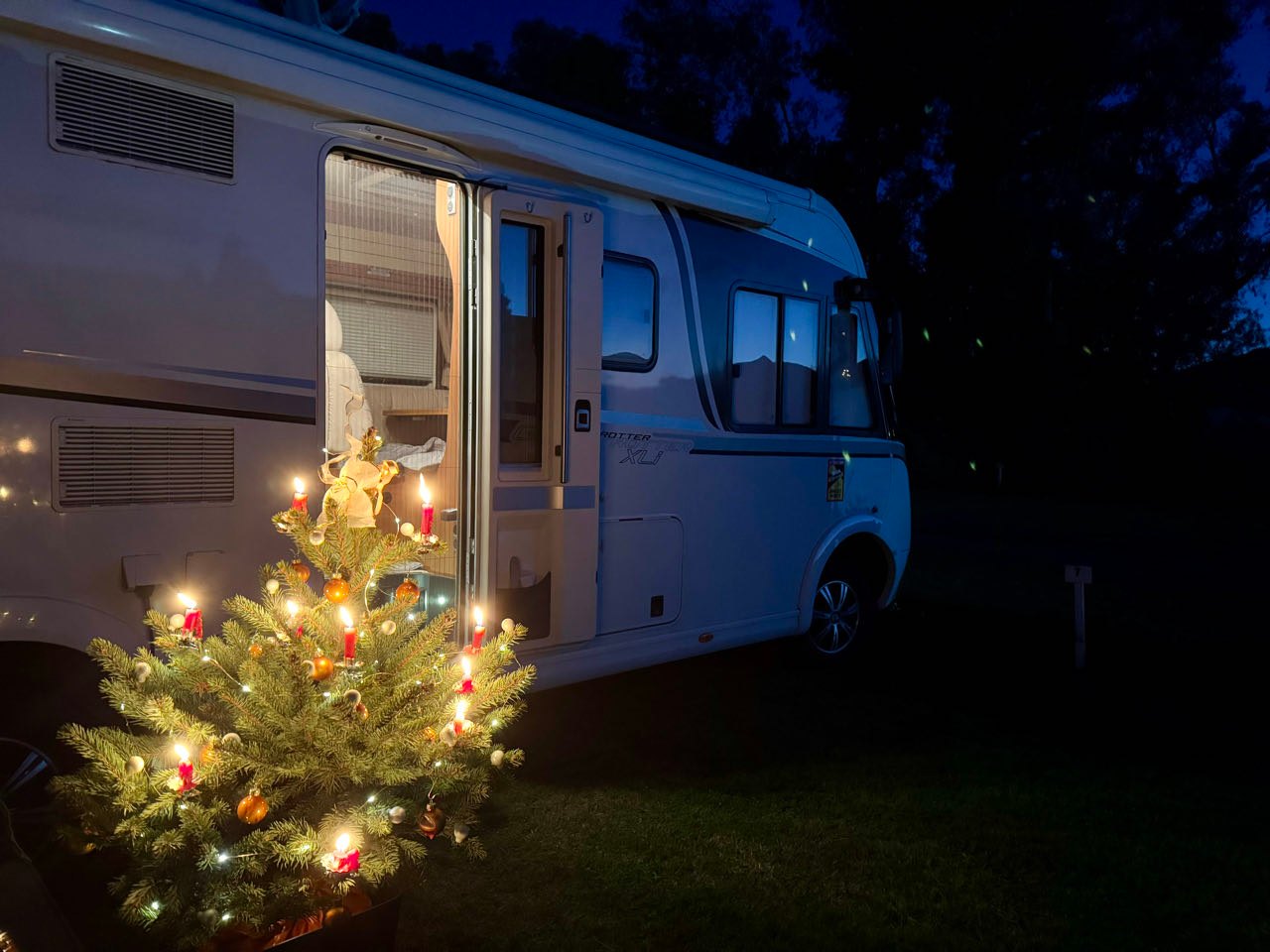 Heiliger Abend am Stellplatz