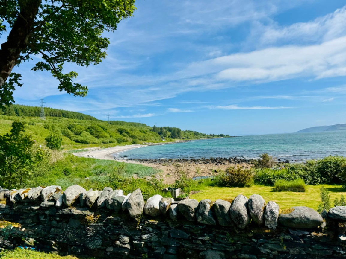 Weg zur Fähre nach Arran