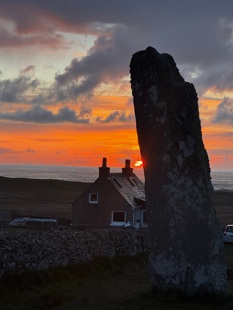 Größter Monolith im Sonnenuntergang
