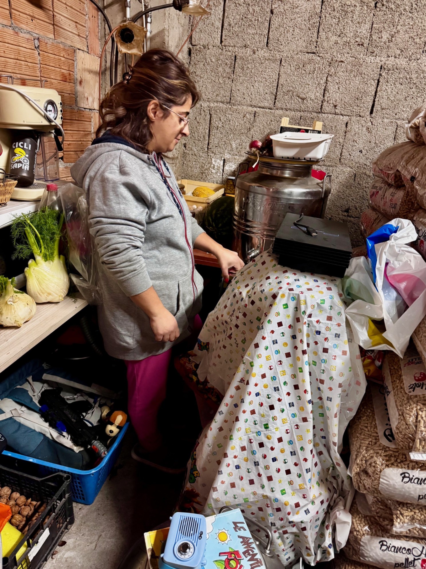 Olivenöl direkt aus der Garage in Mandatoriccio