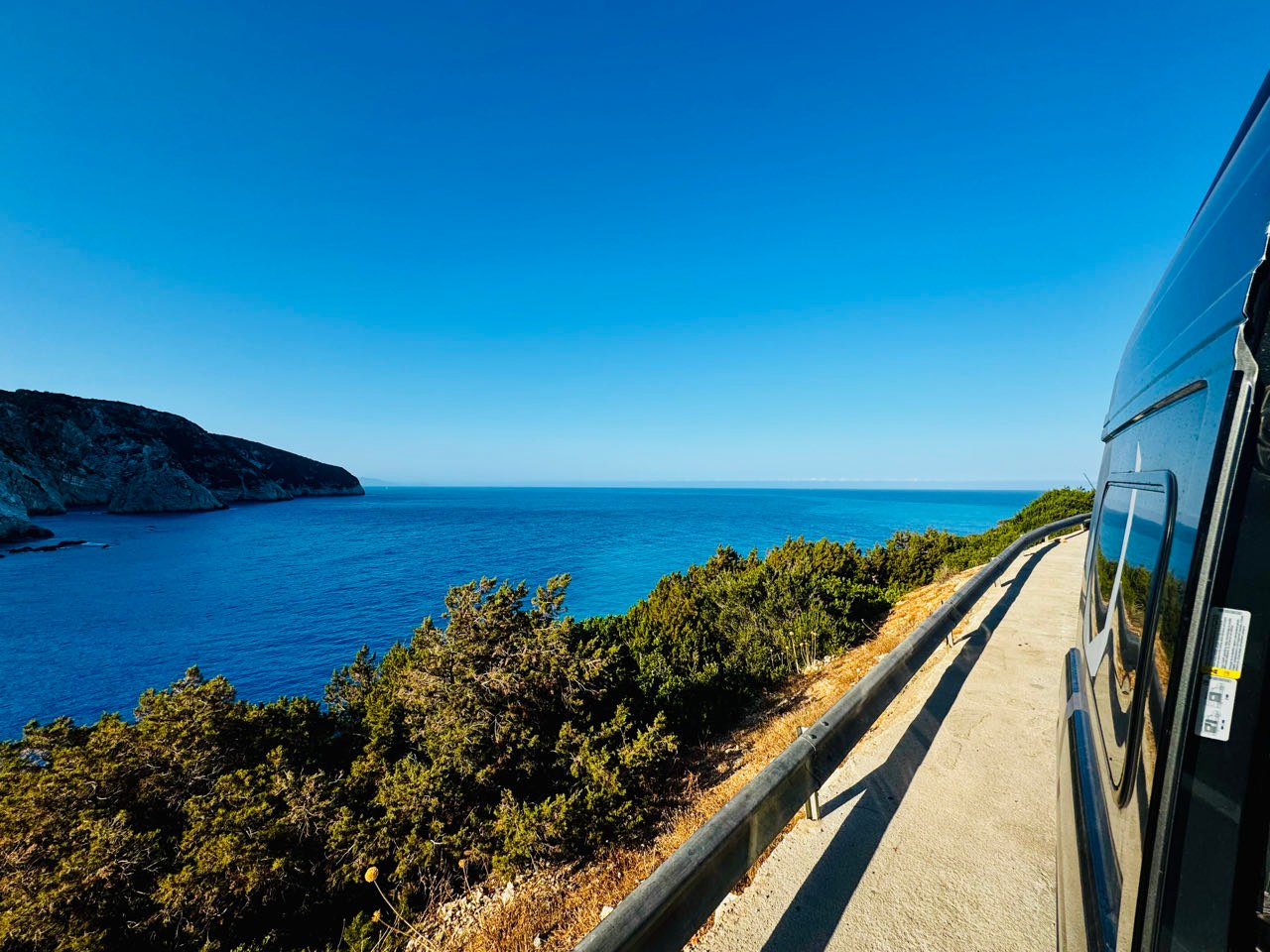 Unser Morgen am Katsiki Beach