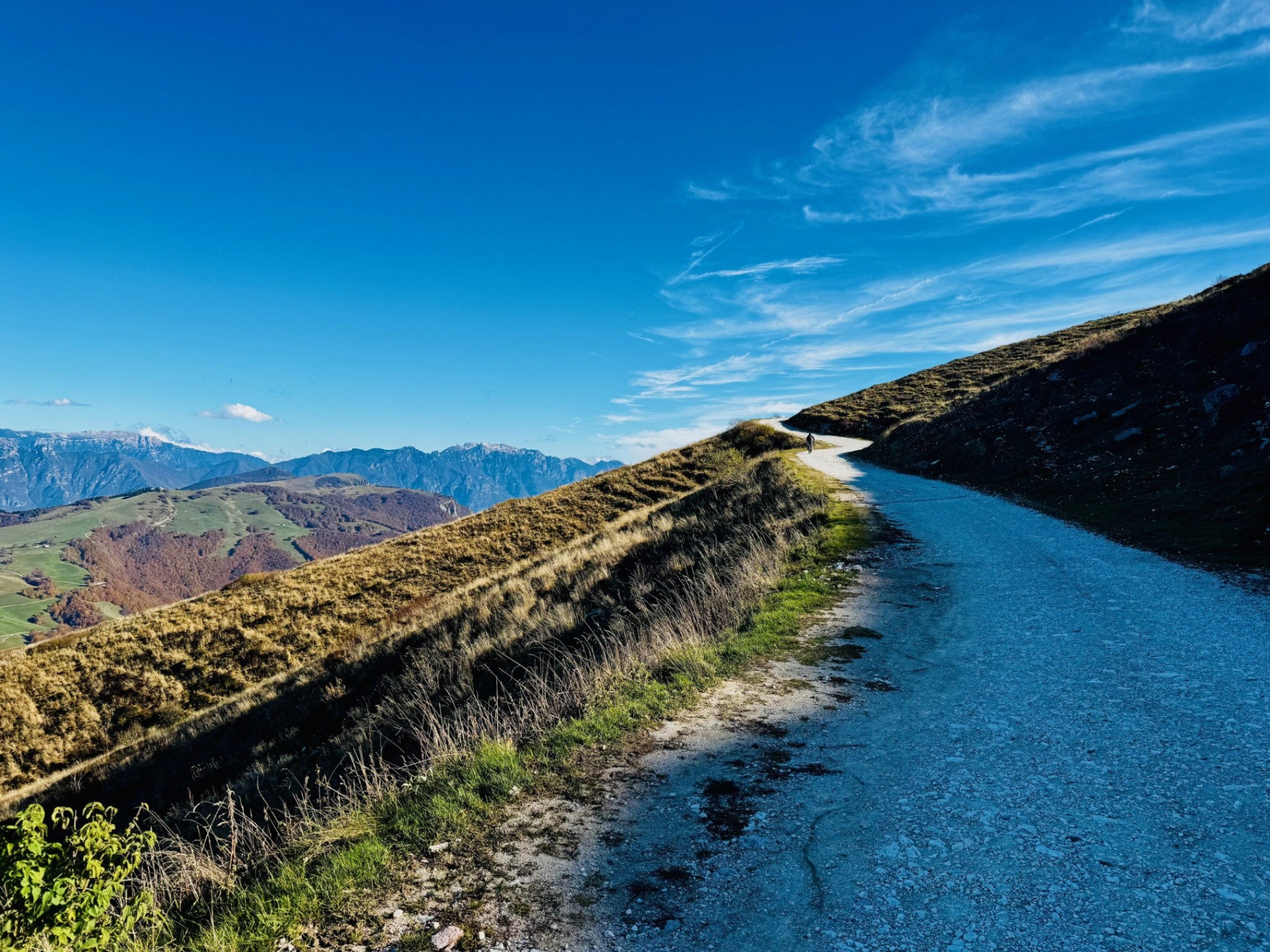 das letzte Stück mit dem Fahrrad