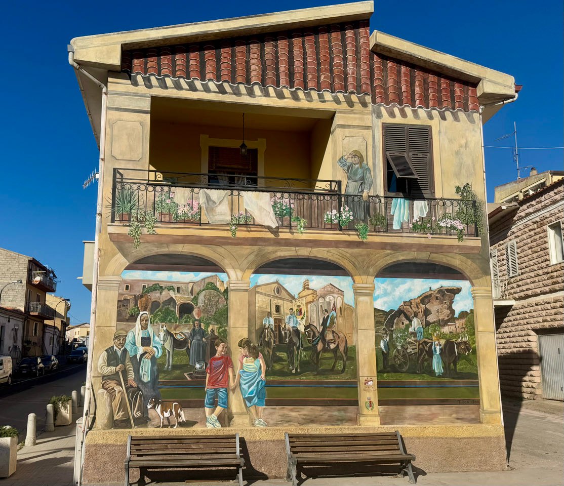 Schöne Häuser in Sedini