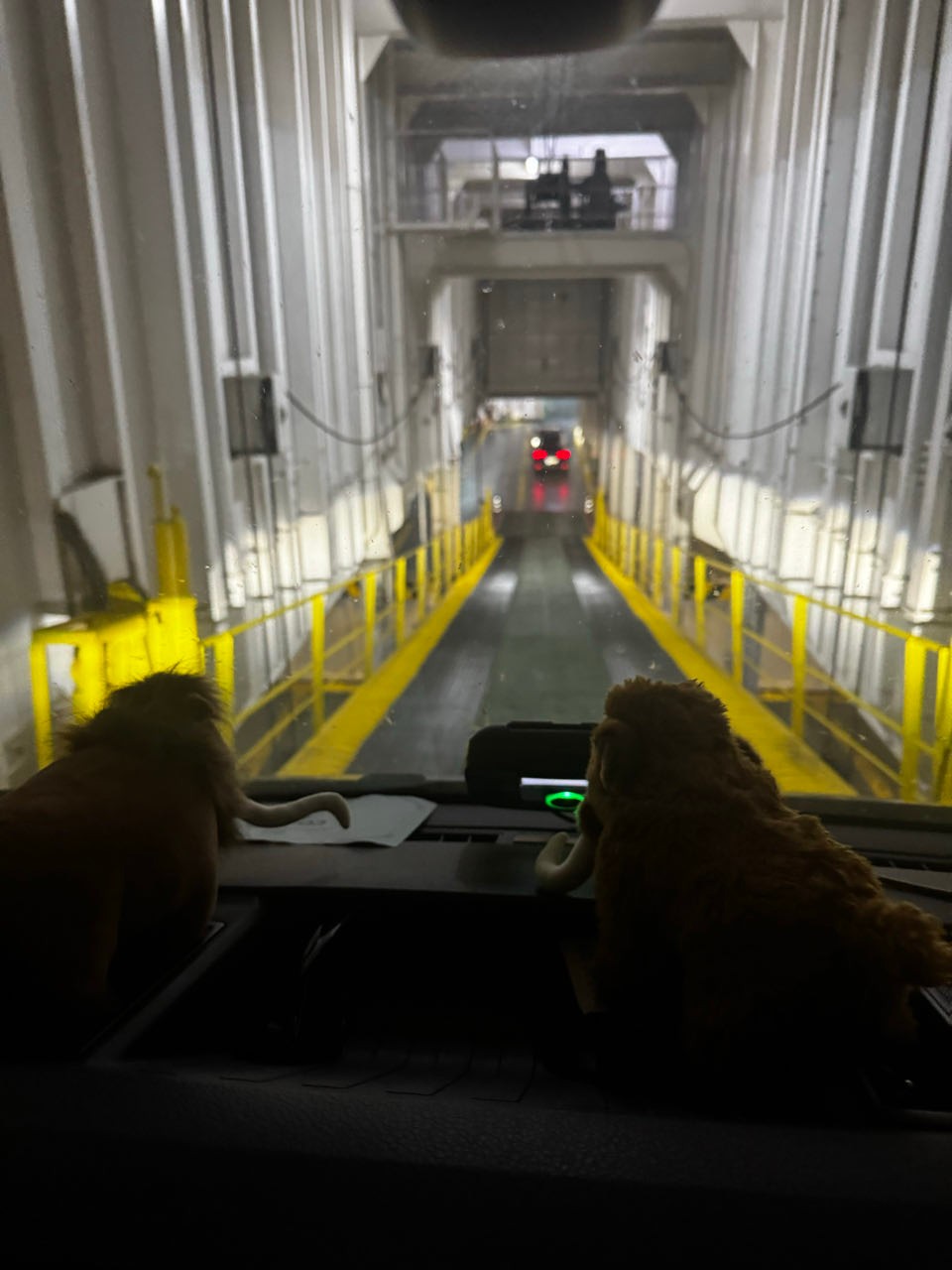 Abfahrt von der Fähre