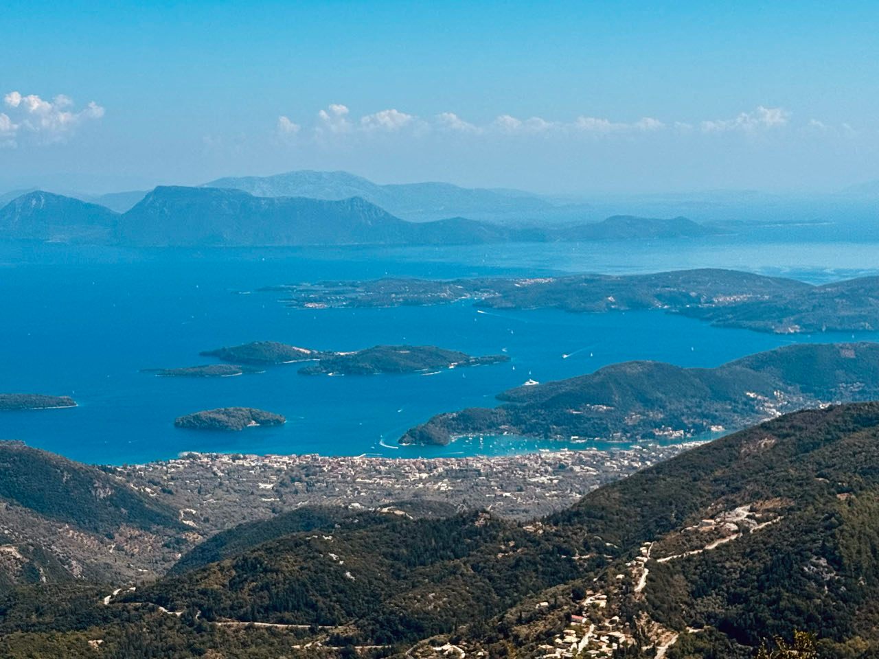 Blick über Lefkada