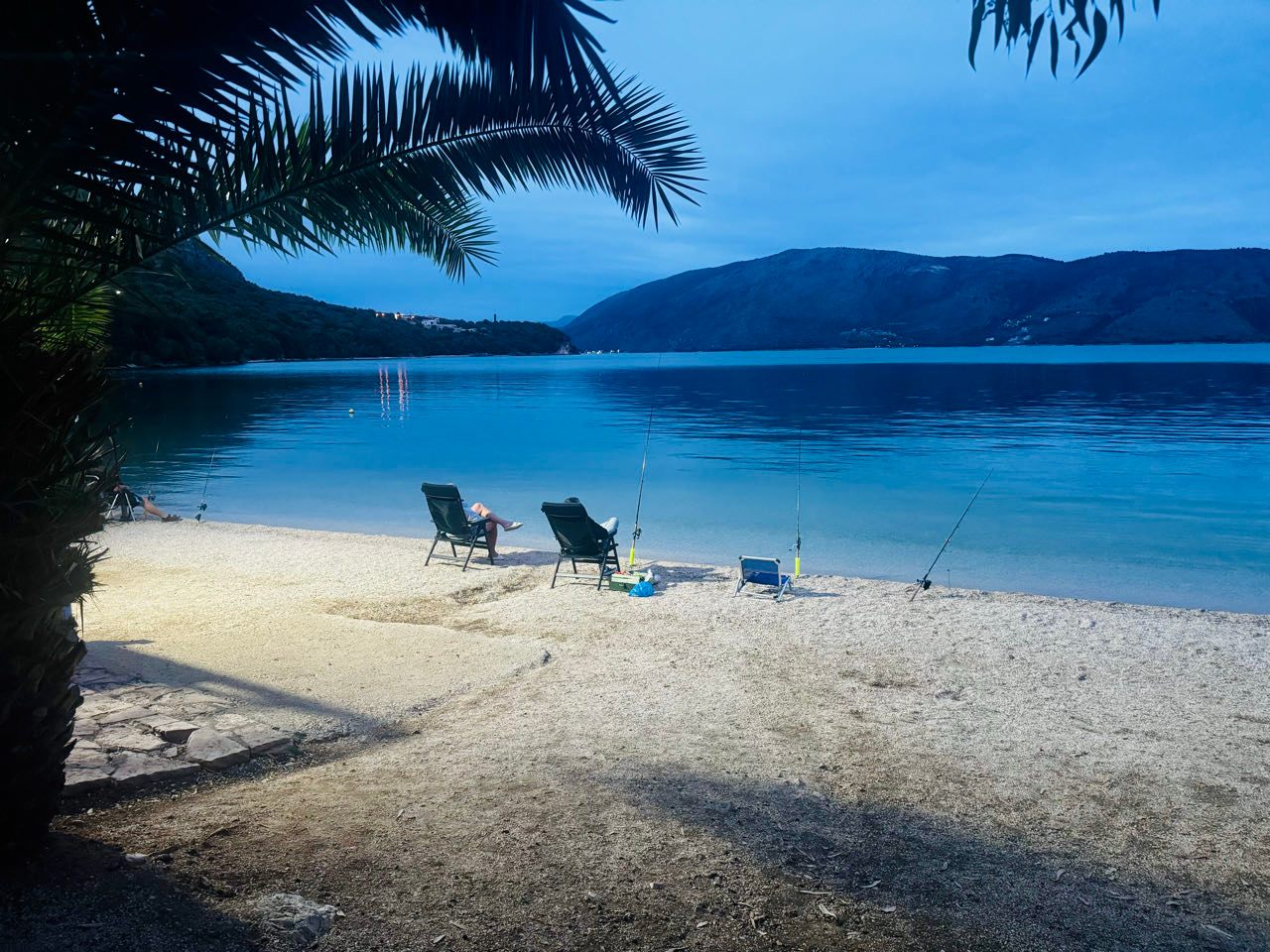 Abendstimmung am Campingplatz