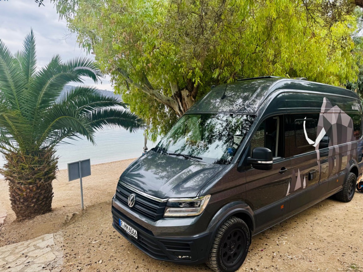 Campingplatz Igoumenitsa direkt am Wasser 