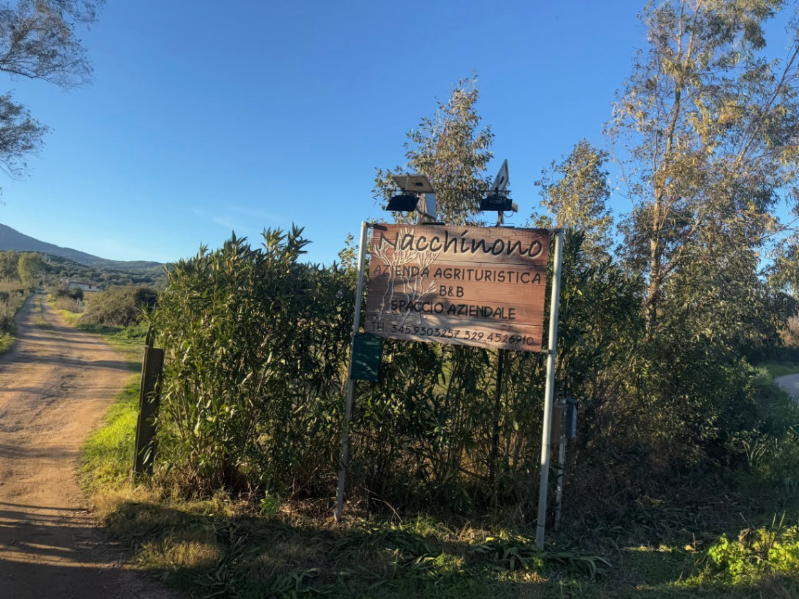 Einfahrt zum Agriturismo 