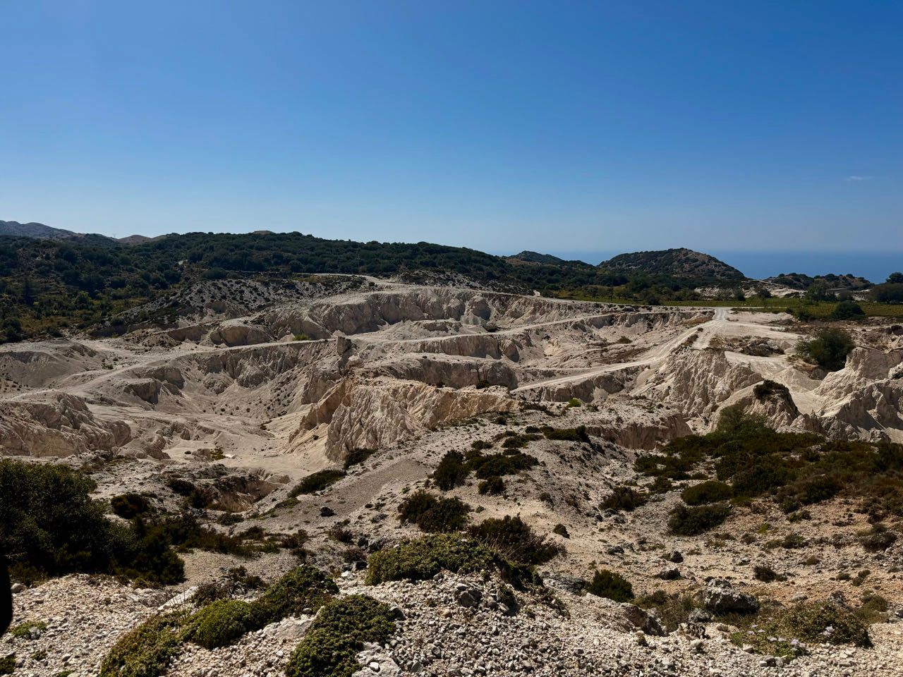wie eine Mondlandschaft