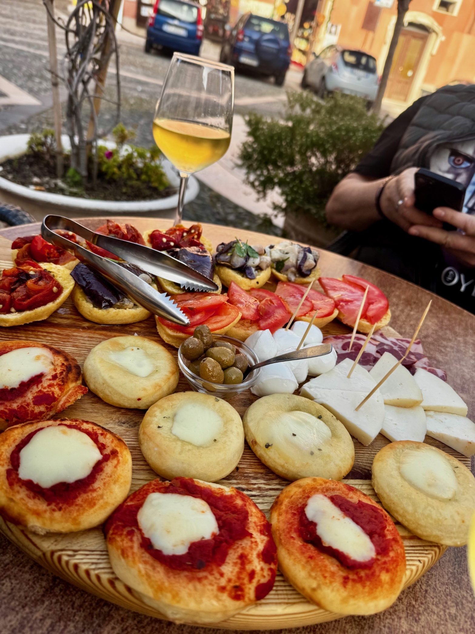 leckere italienische Snackplatte