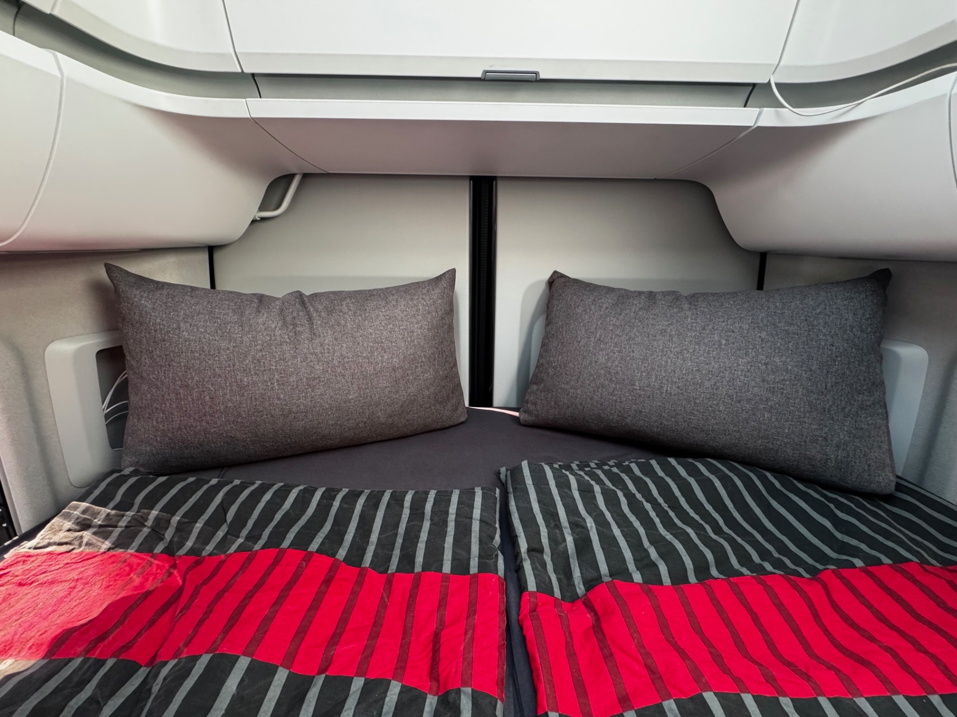 Kissen im Heckbereich